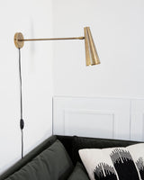 Wall lamp, Precise, Brass