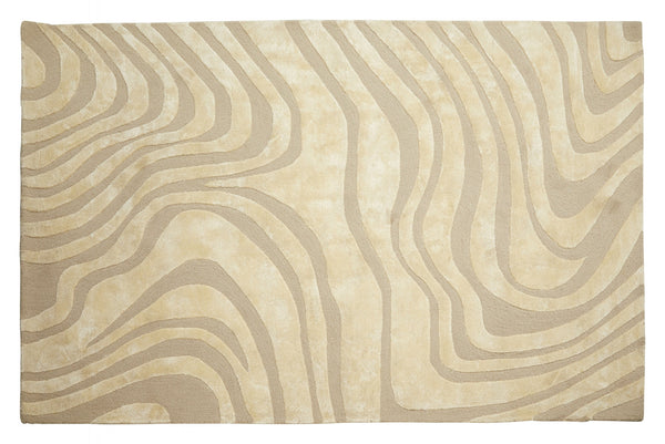 HARPER jaquard woven carpet, light beige