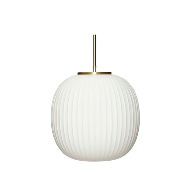 Lamp, ø32, glass, white - Design Your Home
