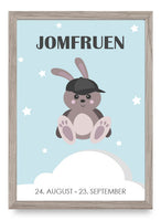 Zodiac for Boy - Jomfru Poster