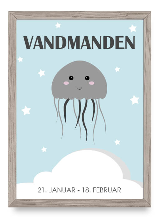 Zodiac for Boy - Vandmand Poster