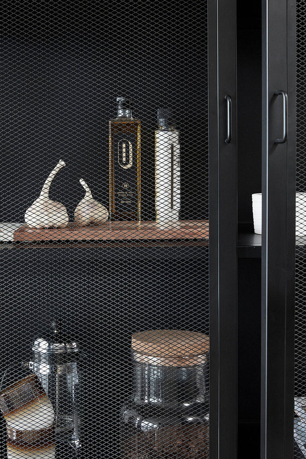 Cabinet, metal, black - Design Your Home
