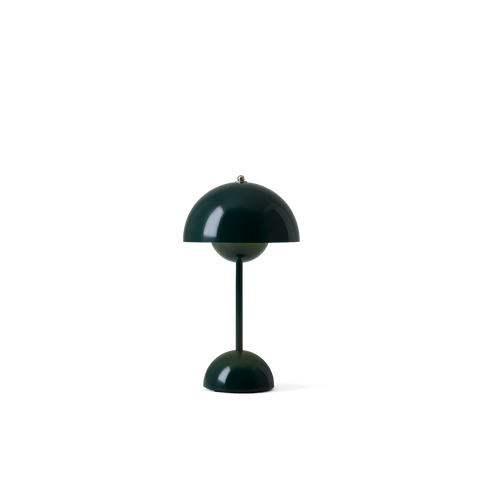 Flowerpot VP9 Table Lamp, Dark Green