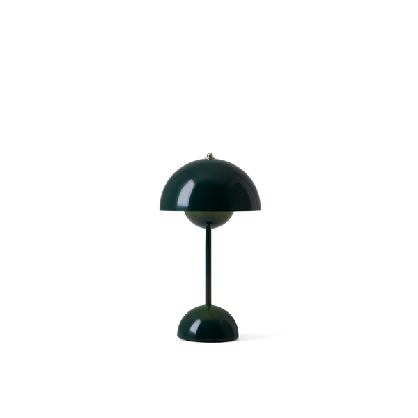 Flowerpot VP9 Table Lamp, Dark Green
