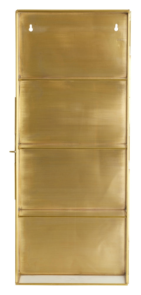 ADA wall cabinet, L, 3 shelves, gold