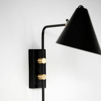 Wall lamp, Club, Black
