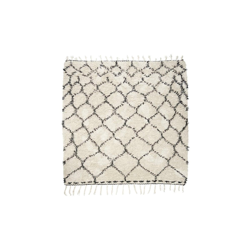 Rug, Zena, White/Black