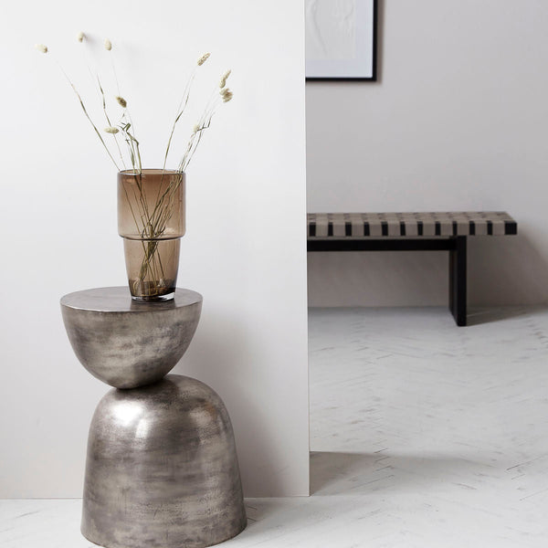 Side table, Heena, Metal oxidized