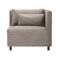 Sofa, Corner section, Hazel Night, Grey/Brown