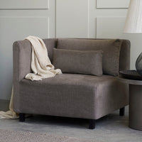 Sofa, Corner section, Hazel Night, Grey/Brown