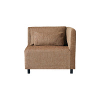 Sofa, Corner section, Camphor, Camel