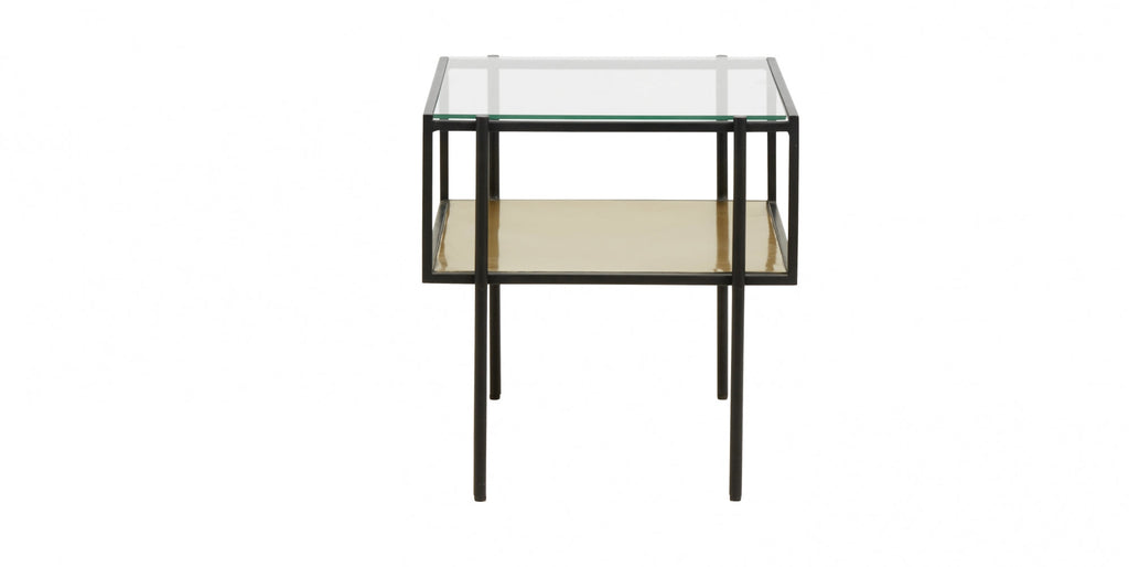 PARANA coffee table, S, golden/clear 