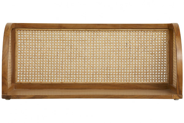 MERGE wall table w/rattan, natural