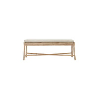Bench with cushions, Sedeo, Natural