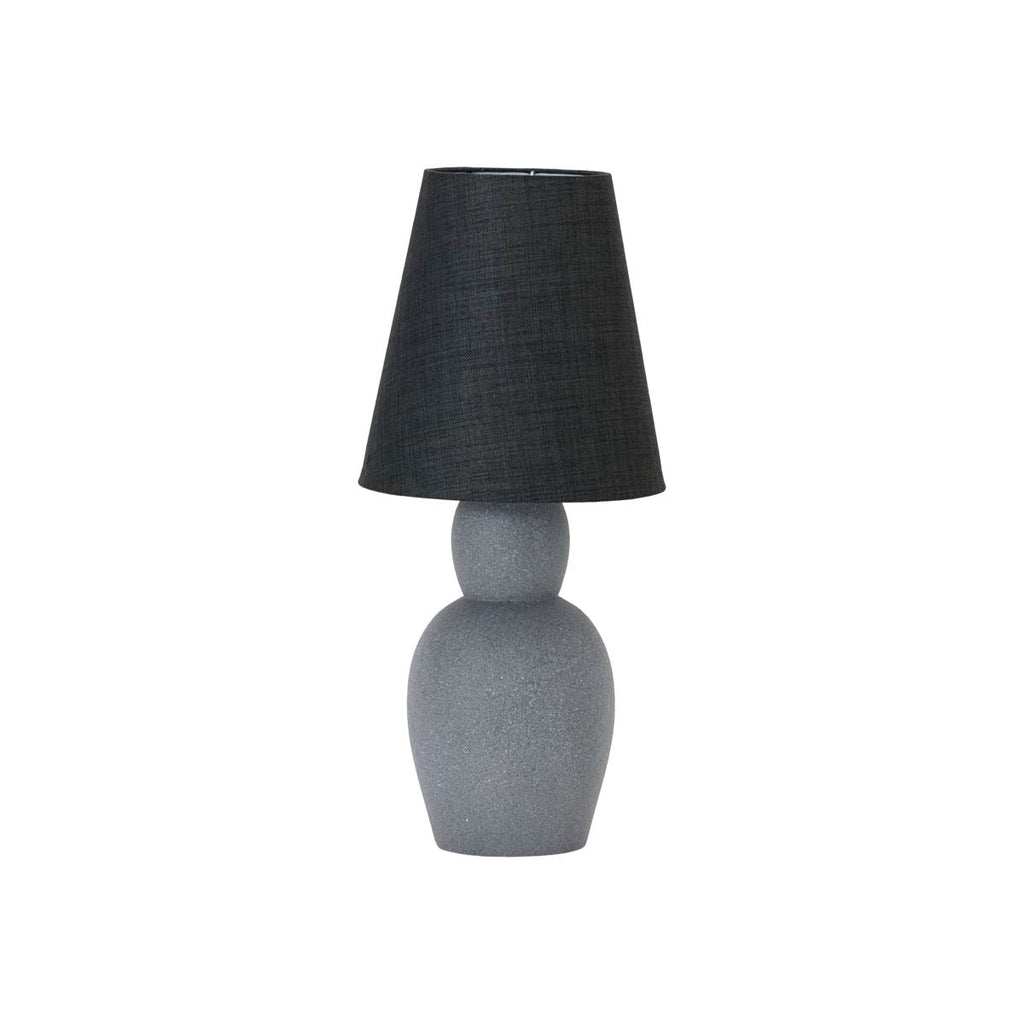 Table lamp incl. lampshade, Orga, Grey