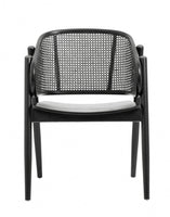 WICKY lounge chair, black/black