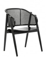 WICKY lounge chair, black/black