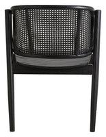 WICKY lounge chair, black/black