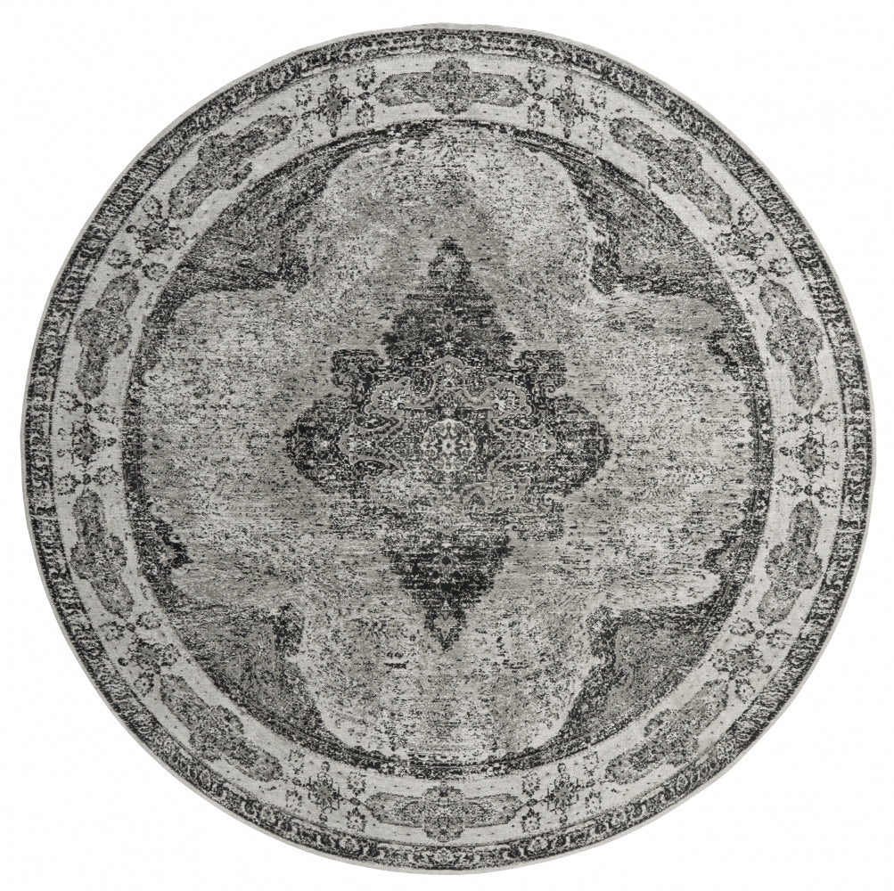 VENUS woven rug, dusty grey - 240cm