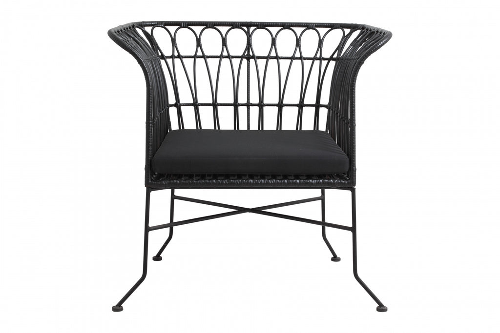 ALBA lounge chair, black