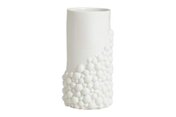 NAXOS vase, L, white - Design Your Home