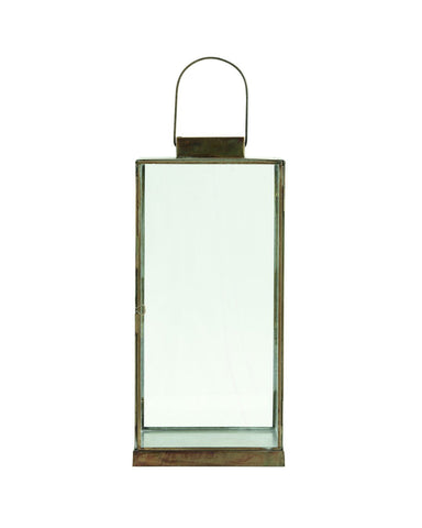 ANTIQUE Lantern w/Flat Top, L