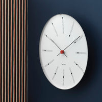 Bankers Wall Clock, White - Ø29cm