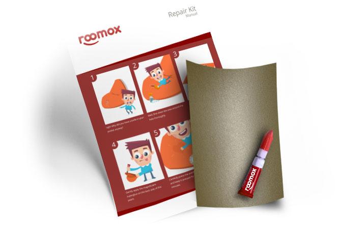 Roomox Beanbag Repair Kit, Repair Kit