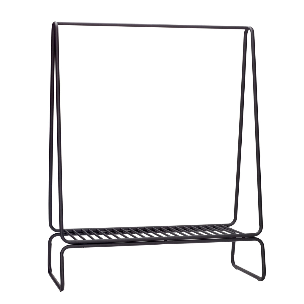 Clothes Rack, metal, black