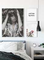 Flowers In My Hair Poster - Design Your Home