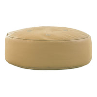 Full Moon Leather Pouf - Design Your Home
