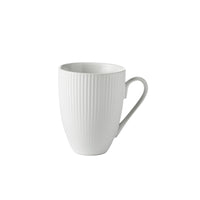 Groovy Mug - White Stoneware