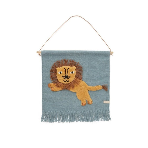 Jumping Lion Wallhanger