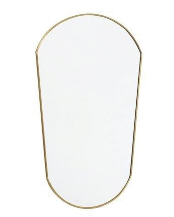 Mirror, Oval, Golden Frame