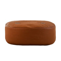 Oblong Pouf Leather - Design Your Home