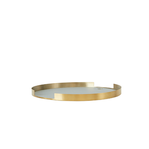 Oka Tray, Brass, Ø32cm