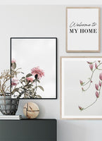 Pastel Flowers Poster