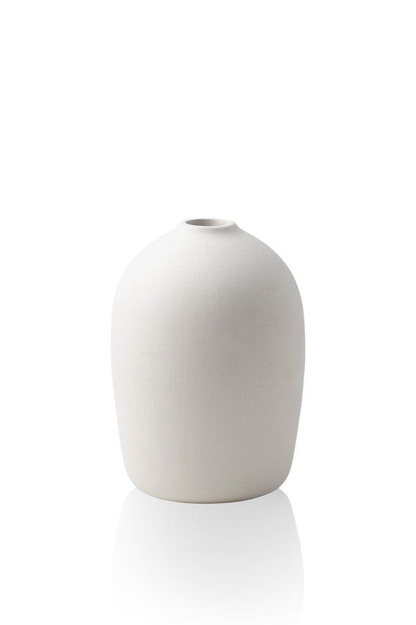 RAW Vase White - Small - D 10,5 x H 14,5 cm