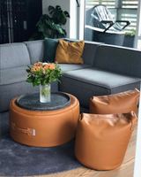 Satellite 48 Leather Stool - Design Your Home