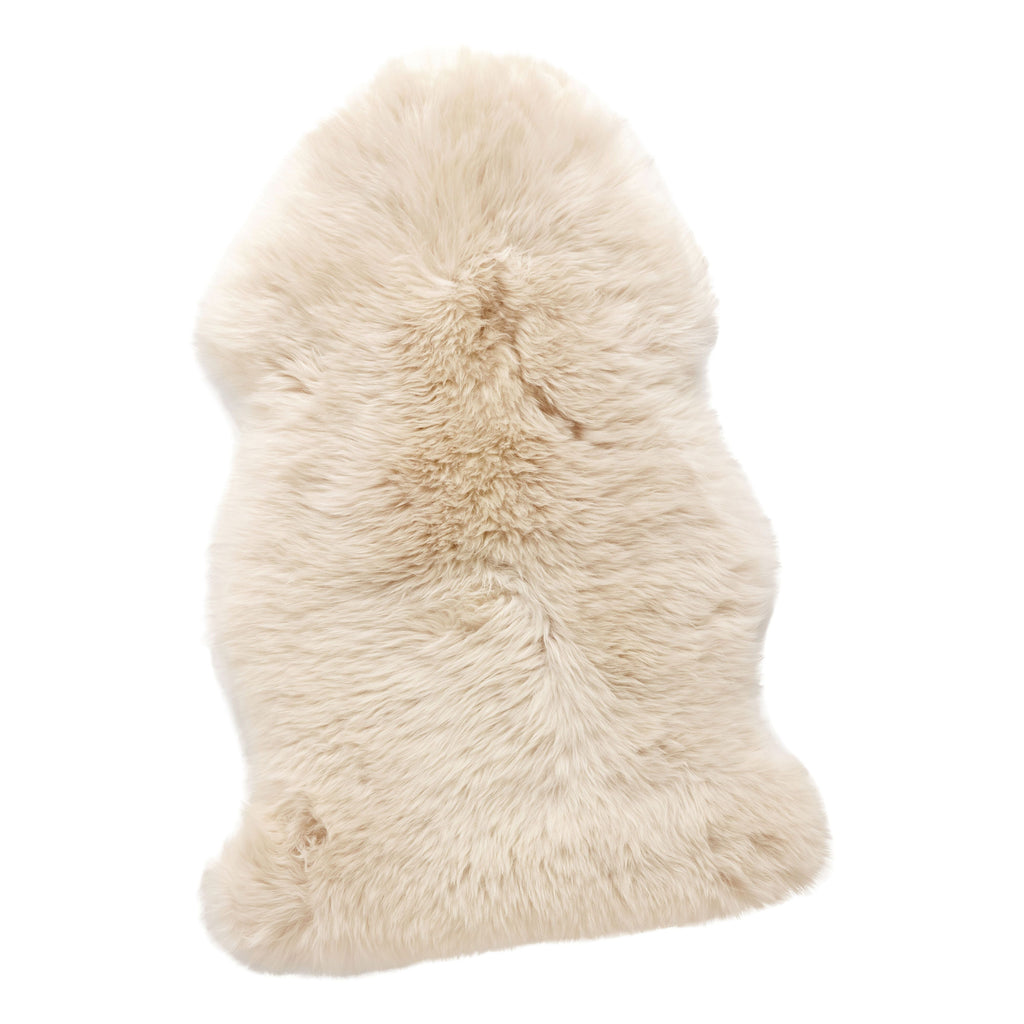 Sheepskin rug, shorthaired, offwhite