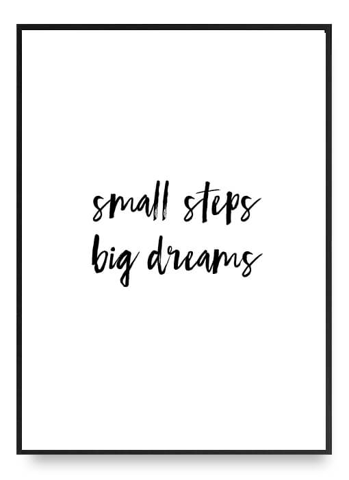 Small Steps, Big Dreams Poster