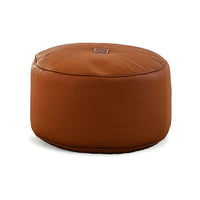 Tiny Moon Leather Pouf - Design Your Home