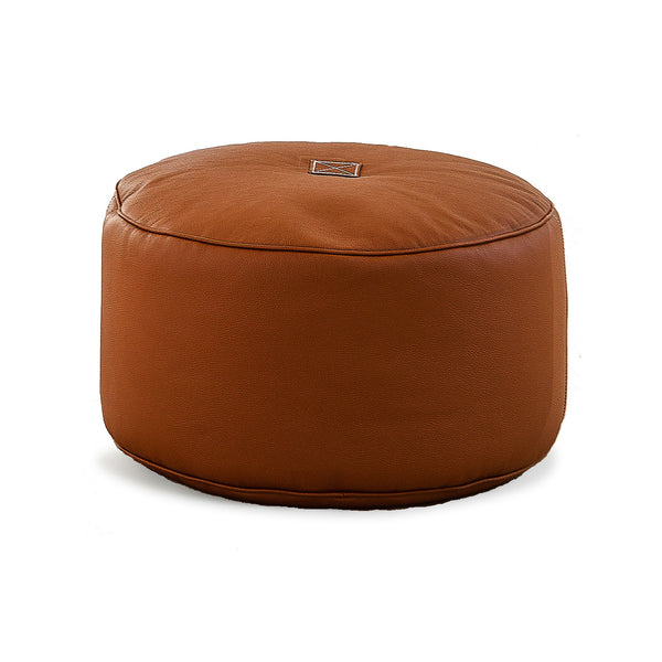 Tiny Moon Leather Pouf - Design Your Home