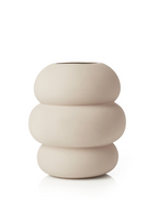 Soft Shape Vase Beige 