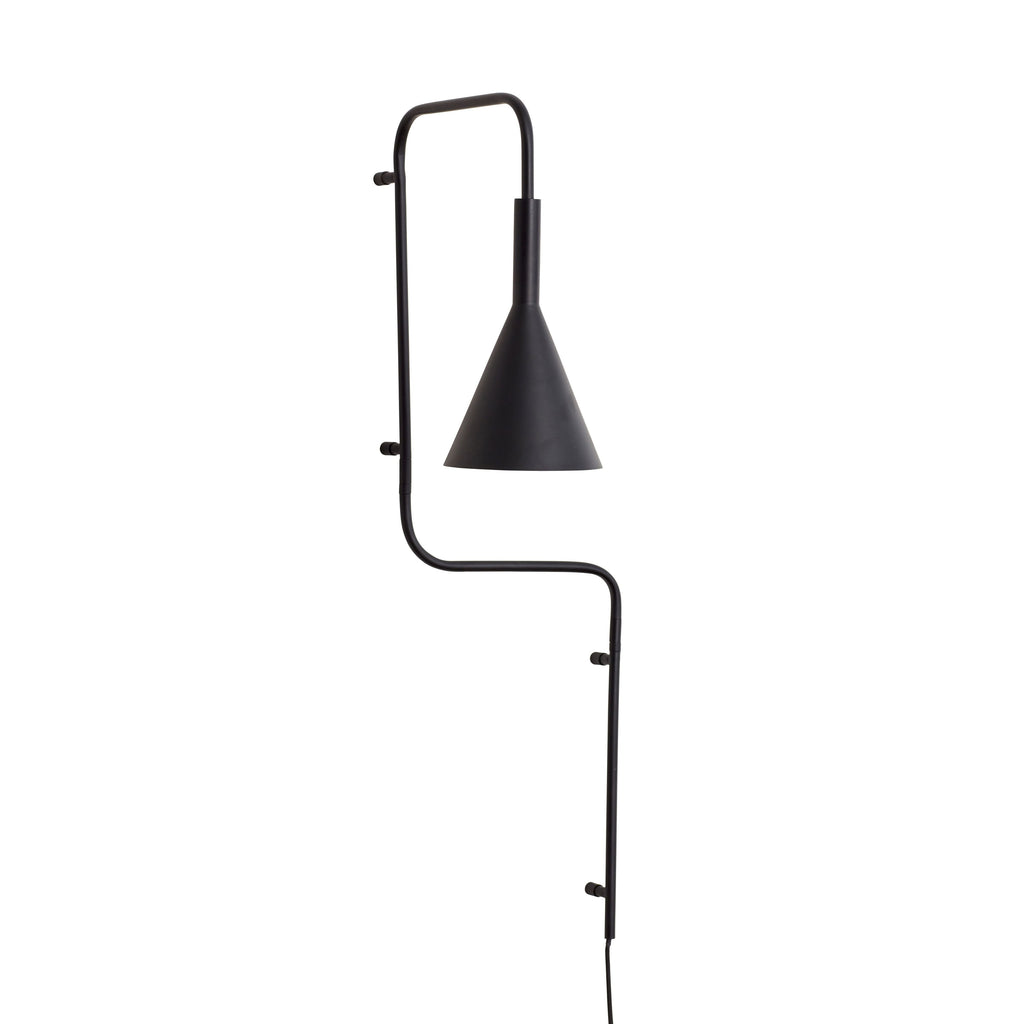 Wall lamp, black