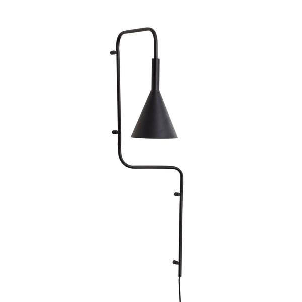 Wall lamp, black