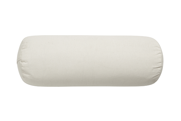 YOGA Bolster, Large, Round, Ivory - Design Your Home