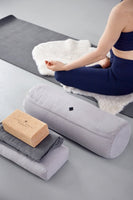 YOGA Bolster, Large, Round, Grey