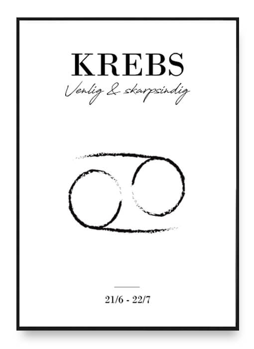 Zodiac - Krebs Poster