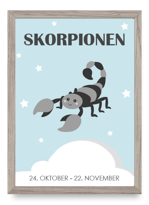 Zodiac for Boy - Skorpion Poster